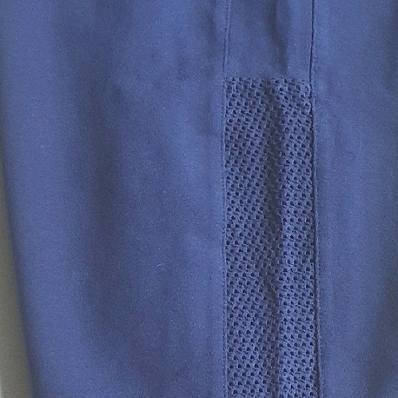 Tommy Hilfiger Sport Royal Blue Capri Joggers w/ Drawstring & Mesh Sides Sz M - Picture 8 of 15